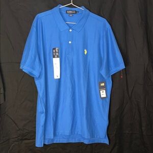 Polo by Ralph Lauren Royal Blue Short-Sleeve Polo with Yellow Pony